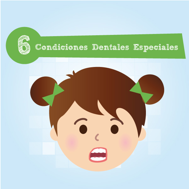 F) Condiciones Dentales Especiales en los Niños: